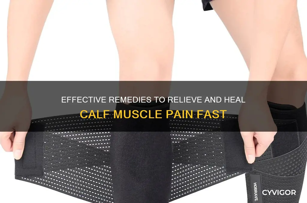 how to soothe calf muscle pain