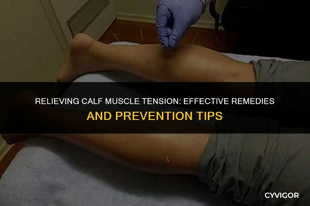 how to soothe calf muscles