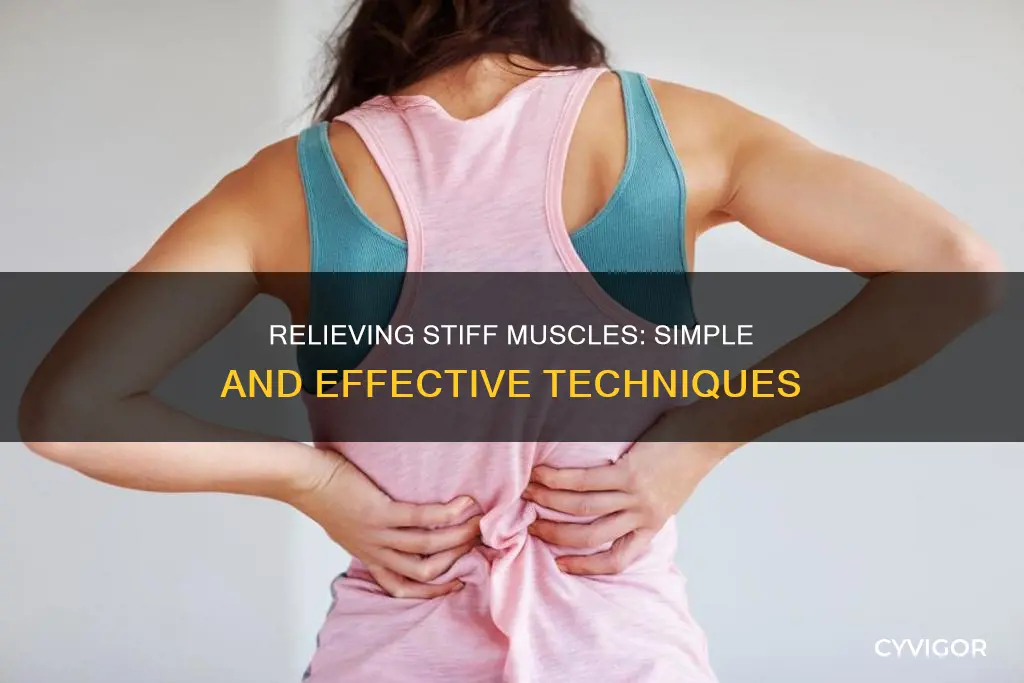 how to soothe stiff muscles
