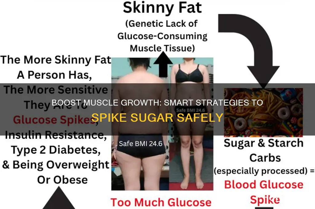 how to spike your sugar to gain muscle