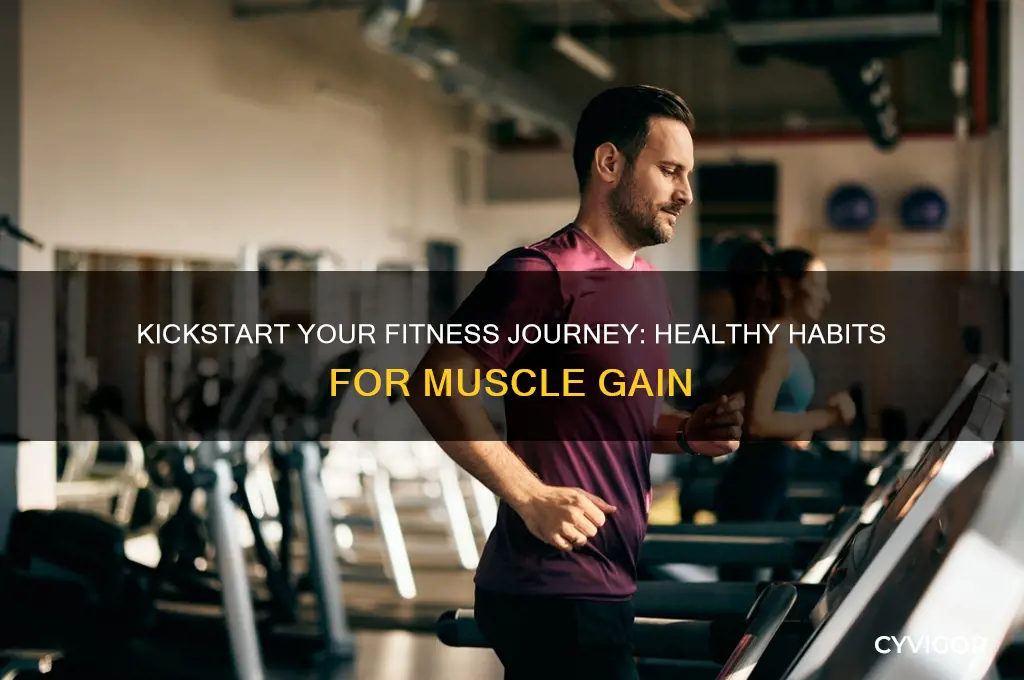 how to start getting healthy and gain muscle