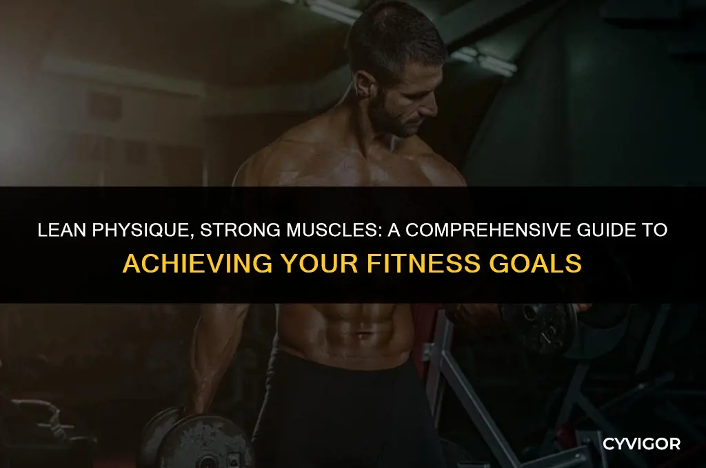 how to stay lean and build muscle