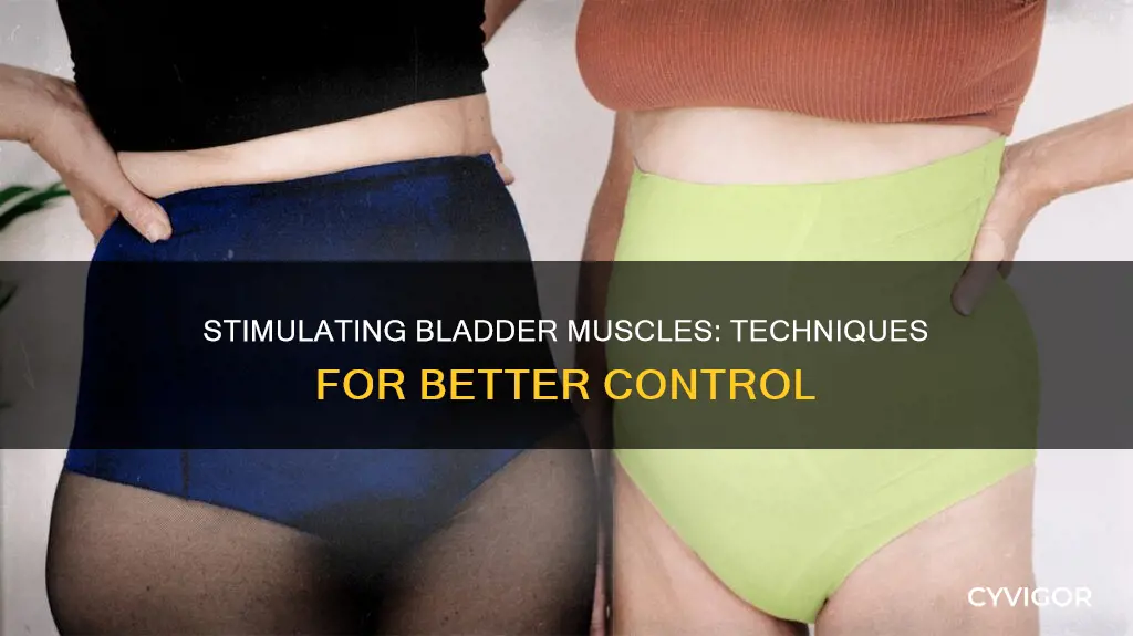how to stimulate bladder muscles