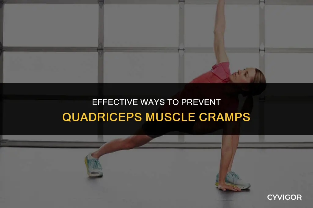 how to stop a muscle from cramping quad