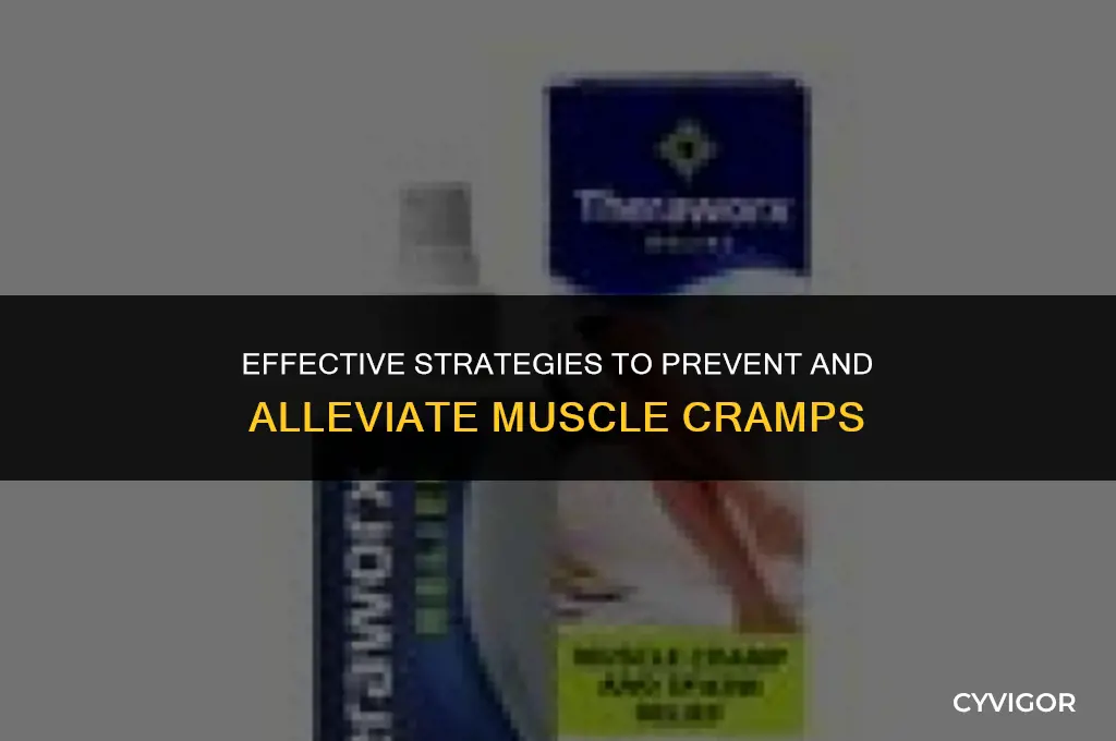 how to stop cramping muscles