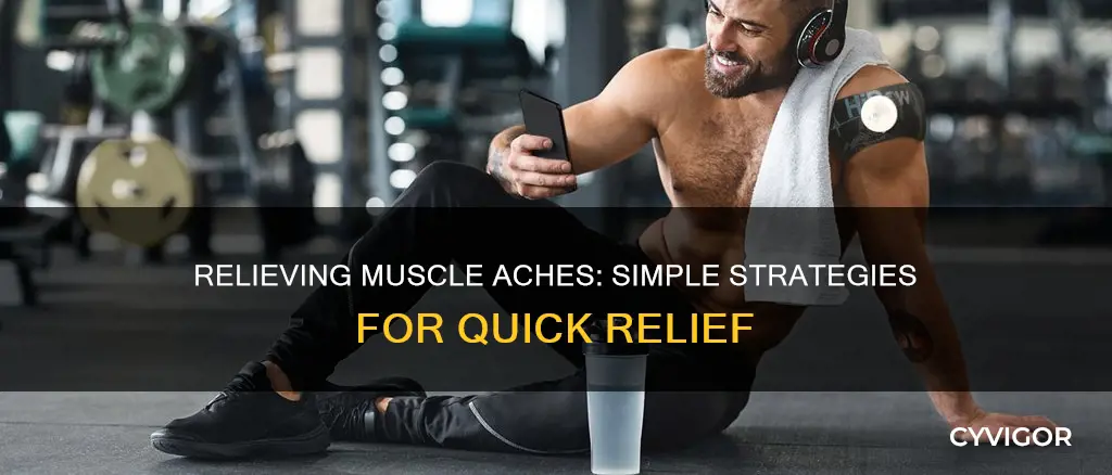 how to stop muscle acge