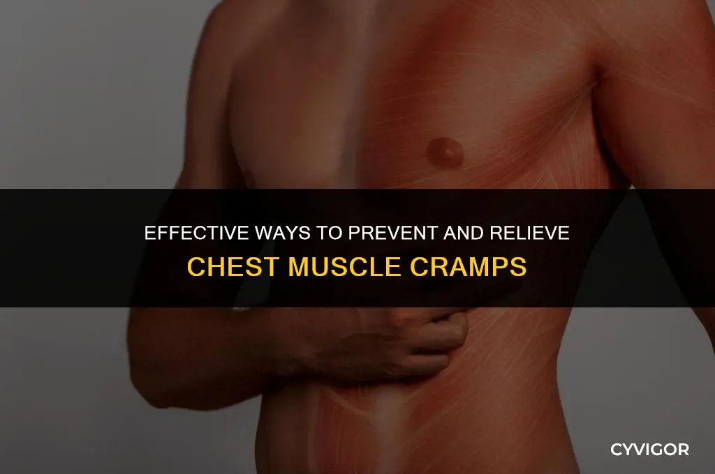 how to stop muscle cramps in chest