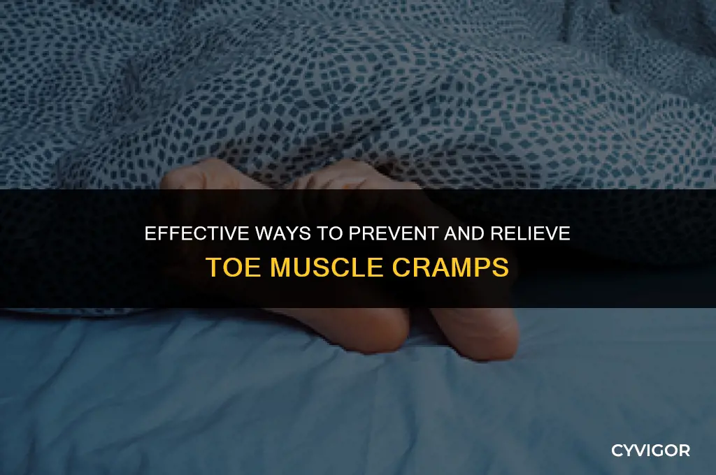 how to stop muscle cramps in toes