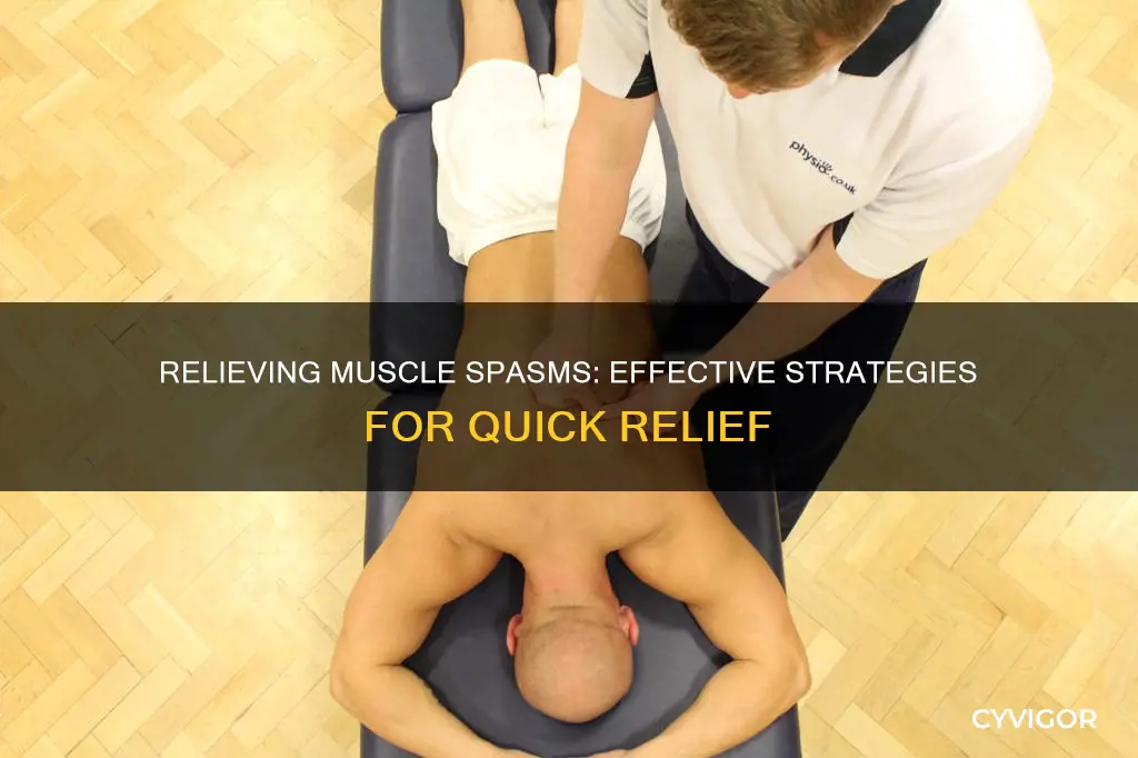 how to stop muscle spams