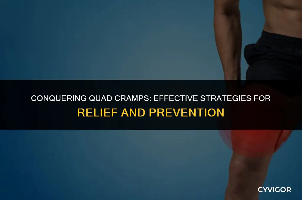 how to stop quad cramps