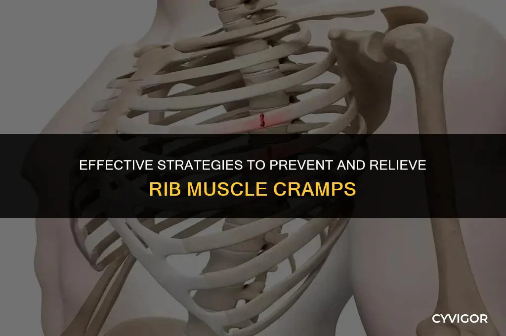 how to stop rib muscle cramps