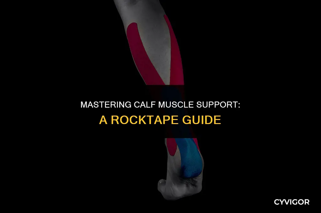 how to strap a calf muscle with rocktape