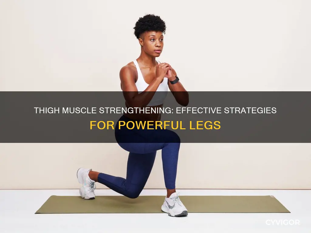 how to strenghten thigh muscles