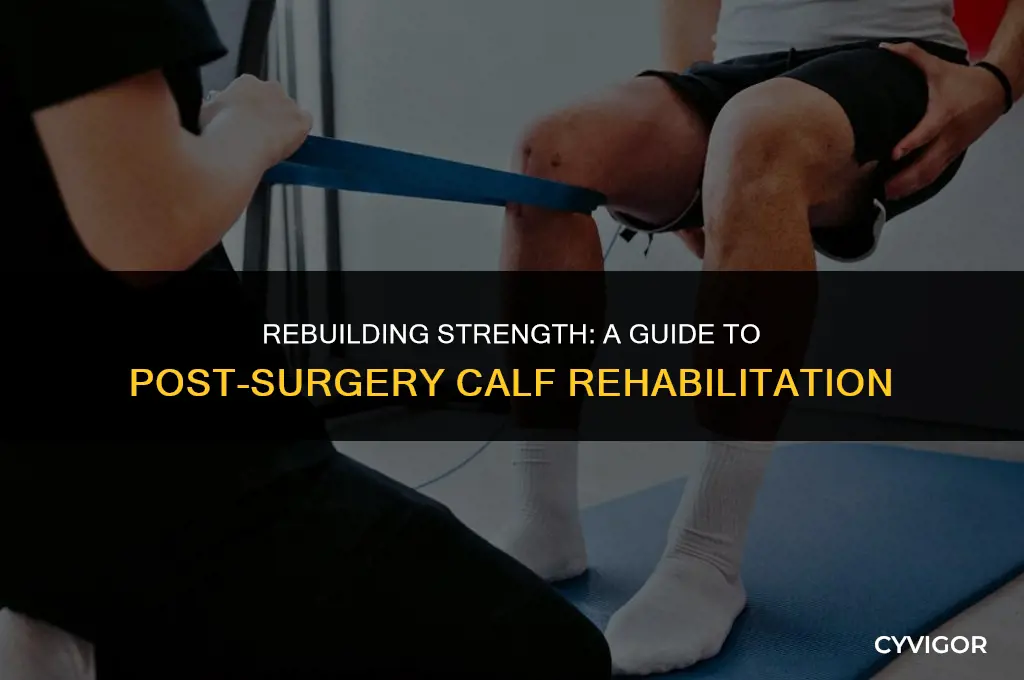 how to strengthen calf muscle after foot surgery