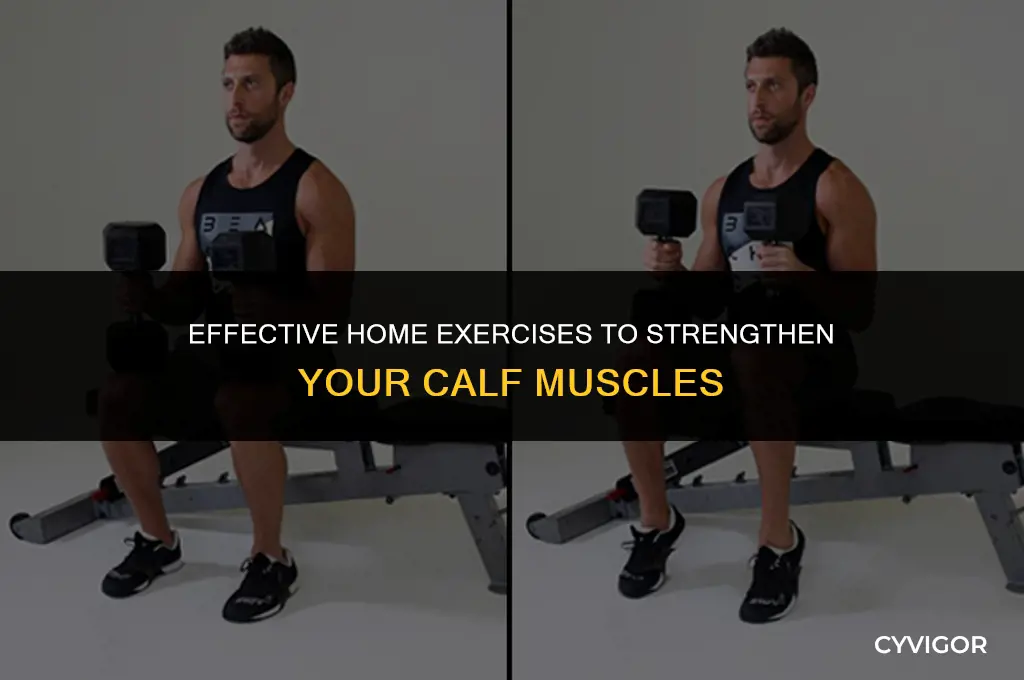 how to strengthen calf muscles at home
