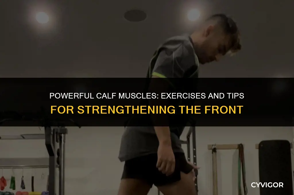 how to strengthen muscles front of calf