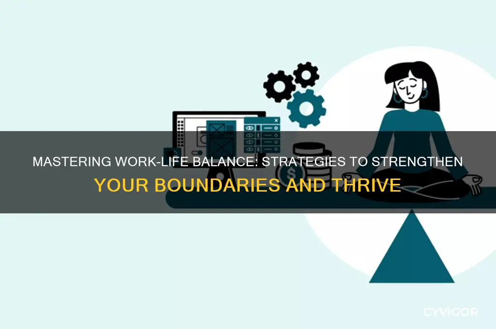 how to strengthen the work-life balance muscle
