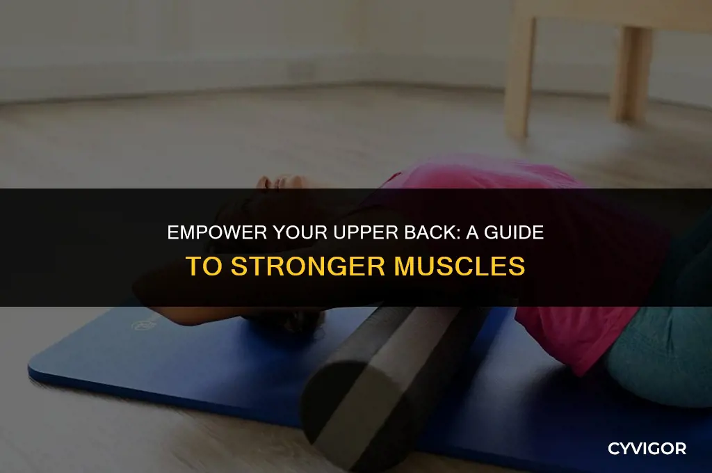 how to strengthen upper back muscles
