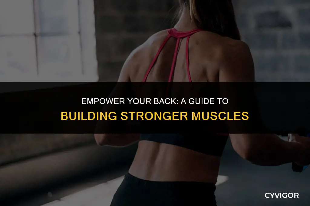 how to strengthen your back muscles