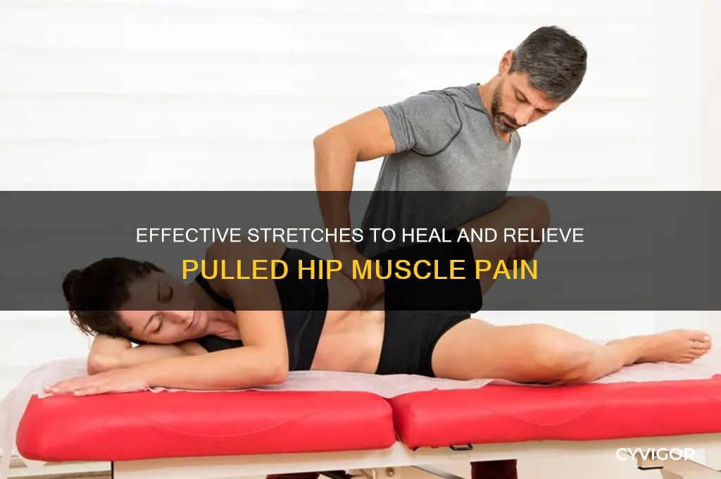 how to stretch a pulled hip muscle