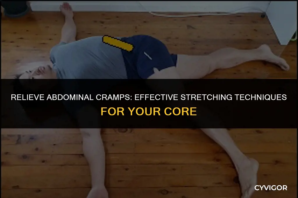 how to stretch abdominal muscles that cramp
