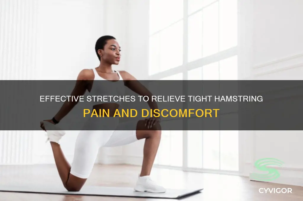 how to stretch back of thigh muscles to ease pain