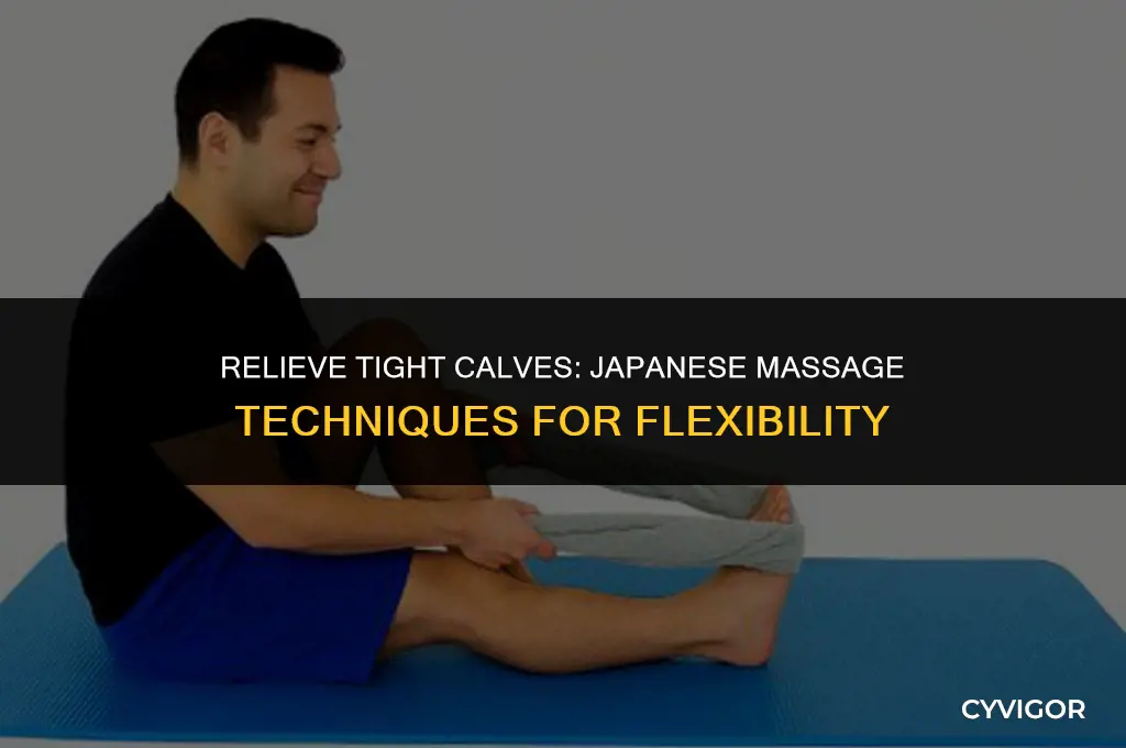 how to stretching calf muscles japanese massage