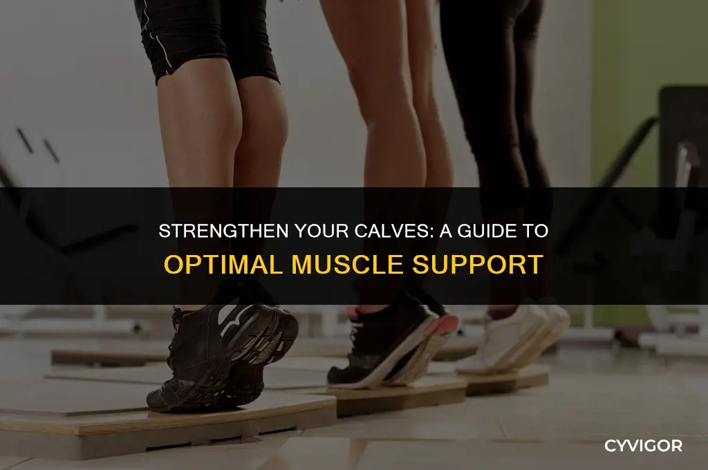 how to support calf muscle