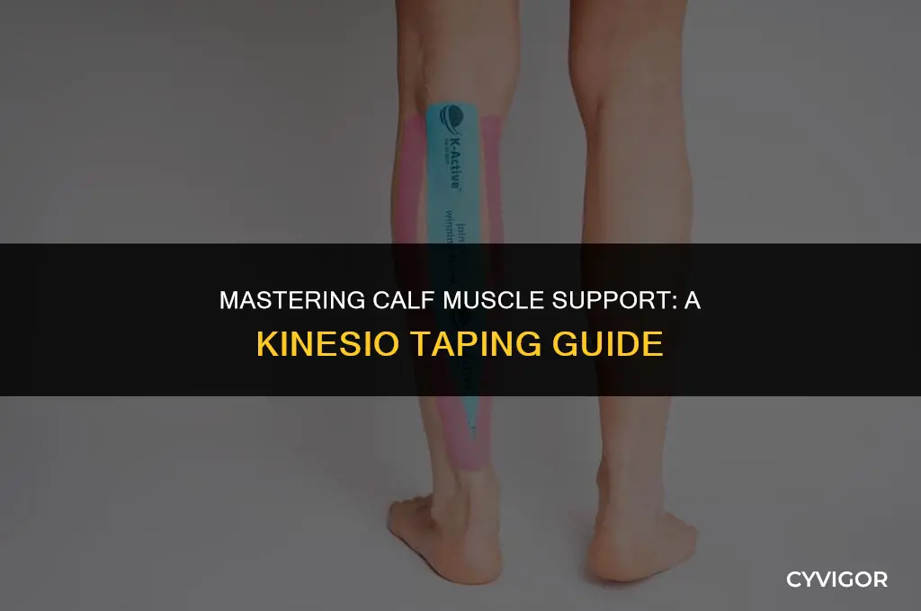how to tape calf muscle with kinesio tape