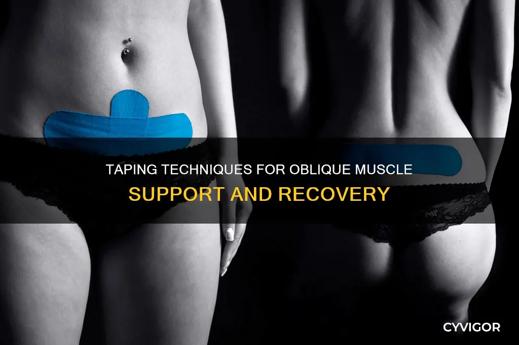 how to tape oblique muscle