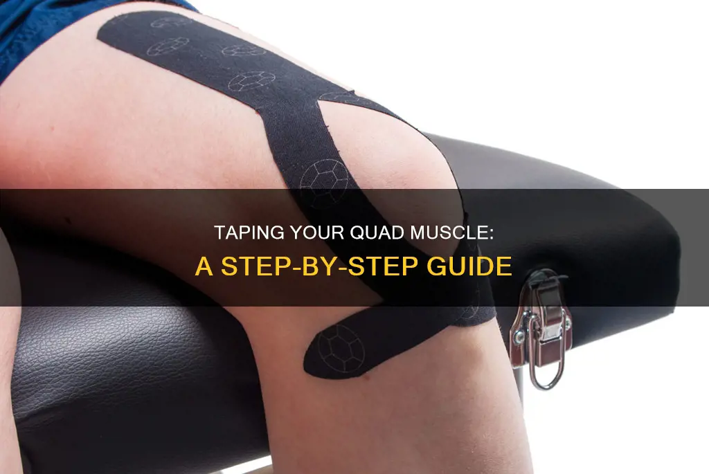 how to tape quad muscle