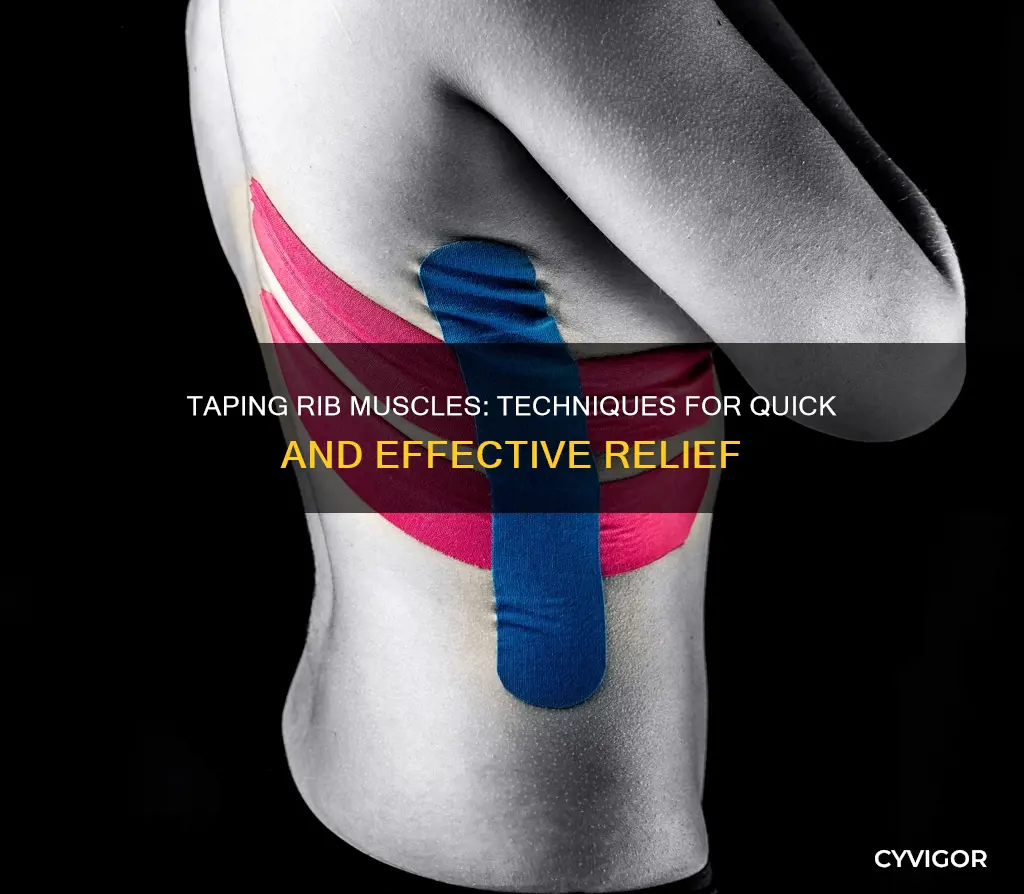 how to tape rib muscle