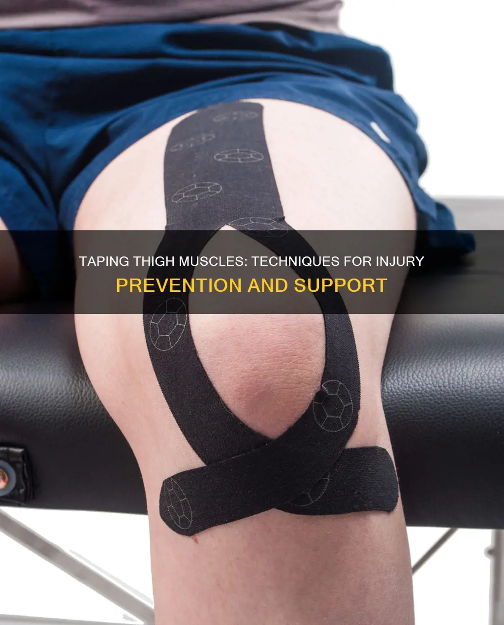 how to tape thigh muscle
