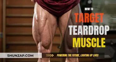 Target the Teardrop Muscle: Workout and Diet for Results