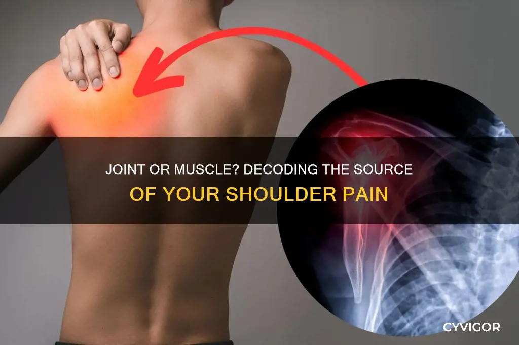 how to tell if shoulder pain is joint or muscle