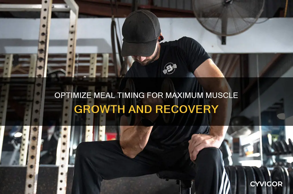how to time meals for muscle gain