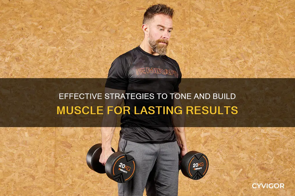 how to tone and gain muscle