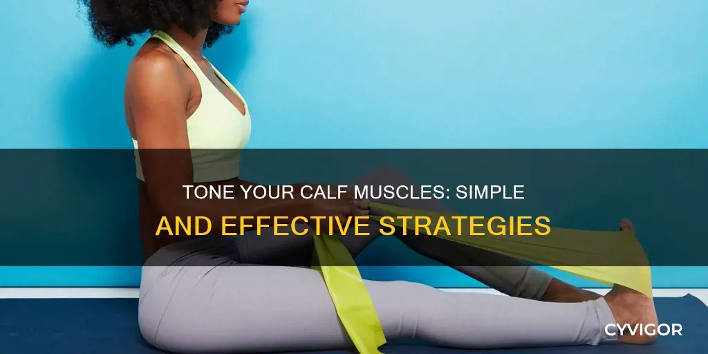 how to tone calves muscles
