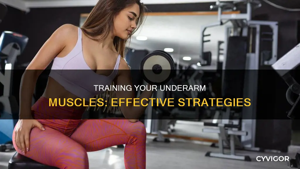 how to train underarm muscle