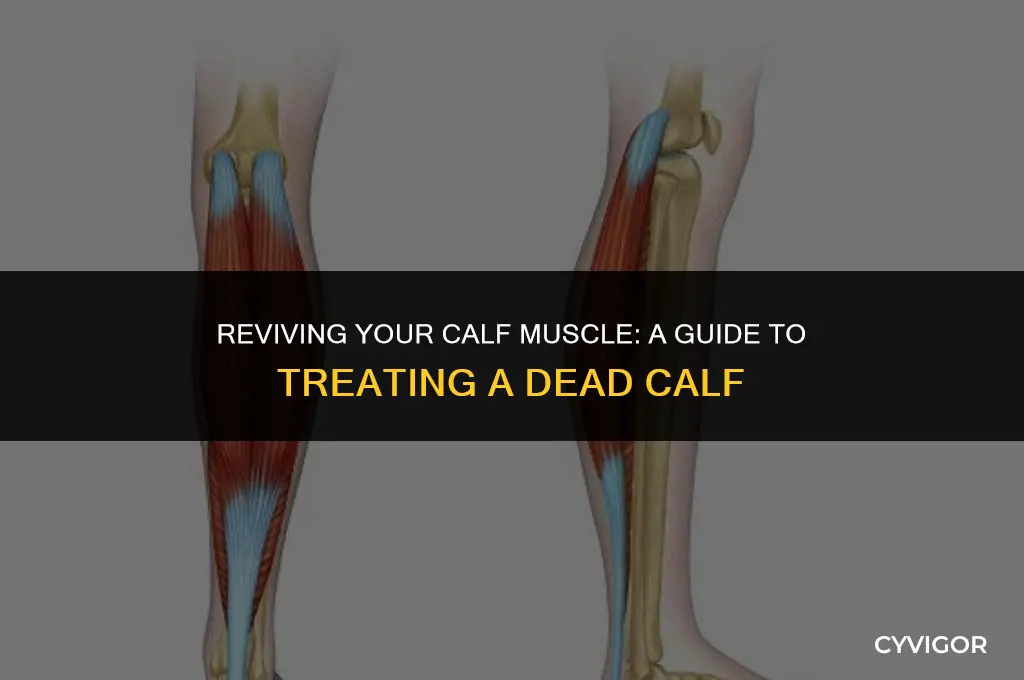 how to treat a dead calf muscle