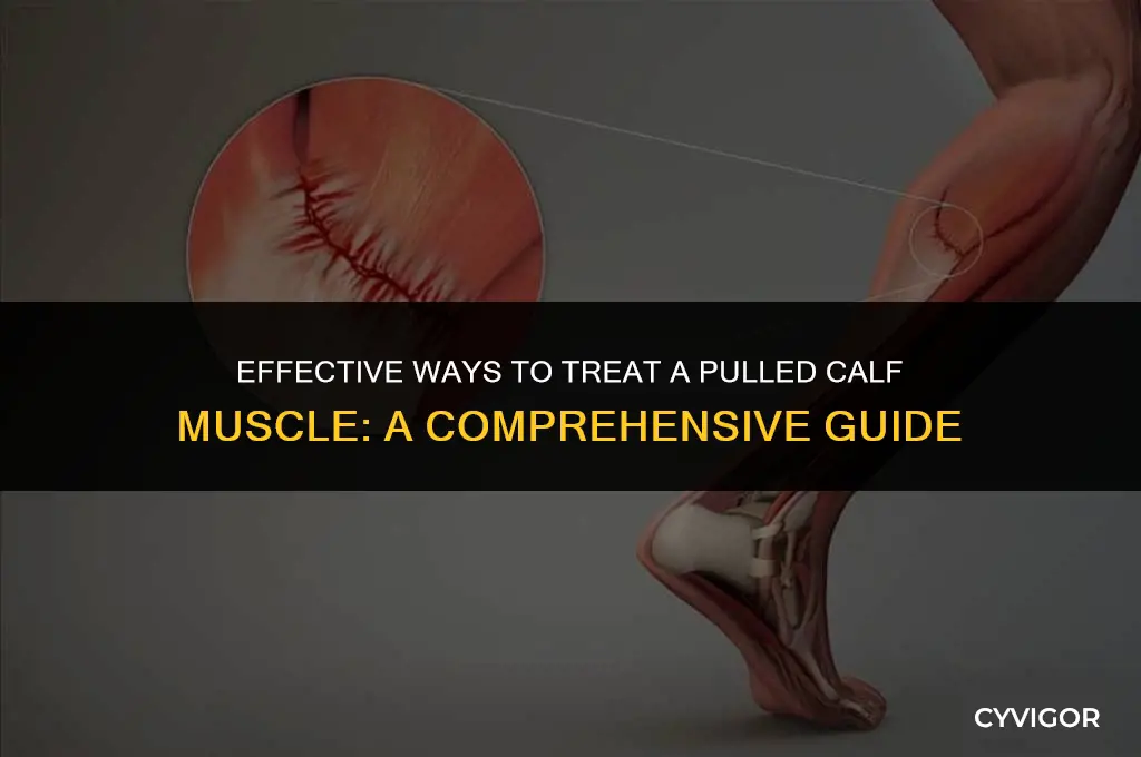 how to treat a pu ed calf muscle