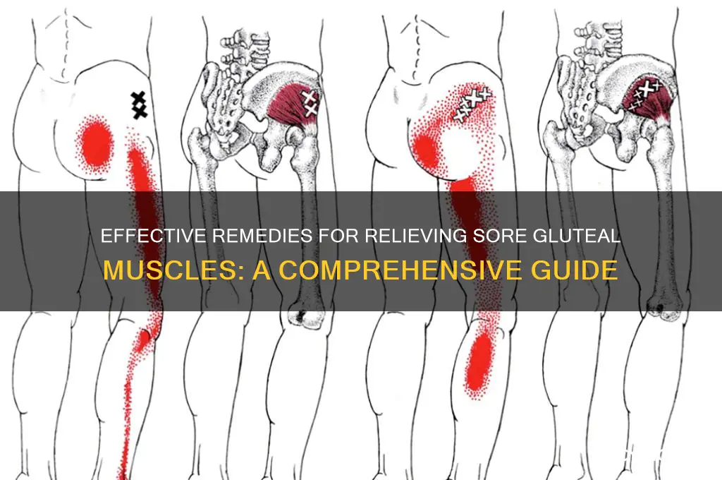 how to treat a sore gluteal muscle