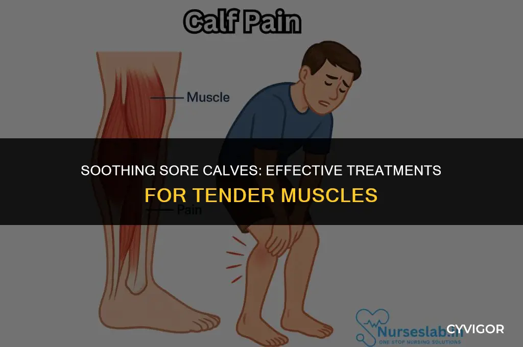 how to treat a tender calf muscle