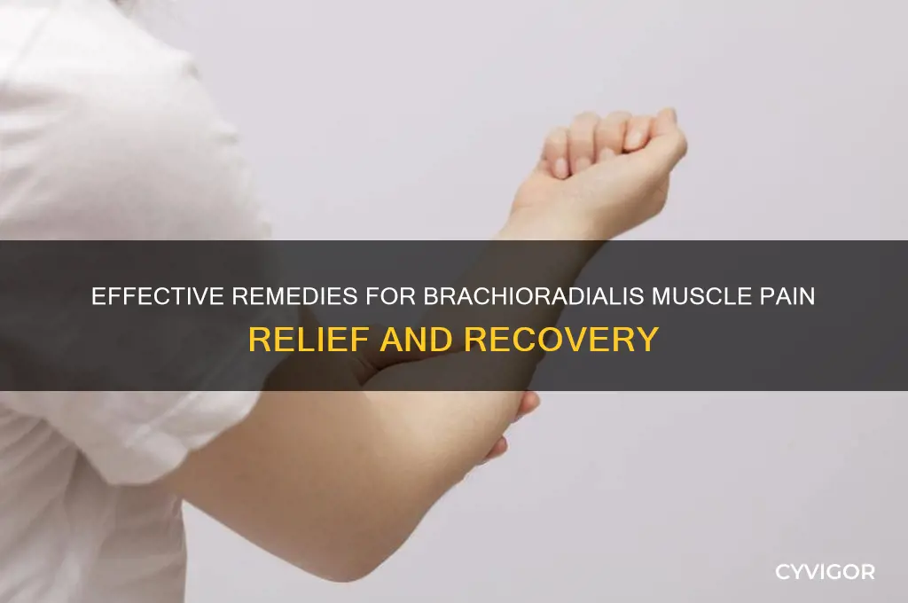 how to treat brachioradialis muscle pain