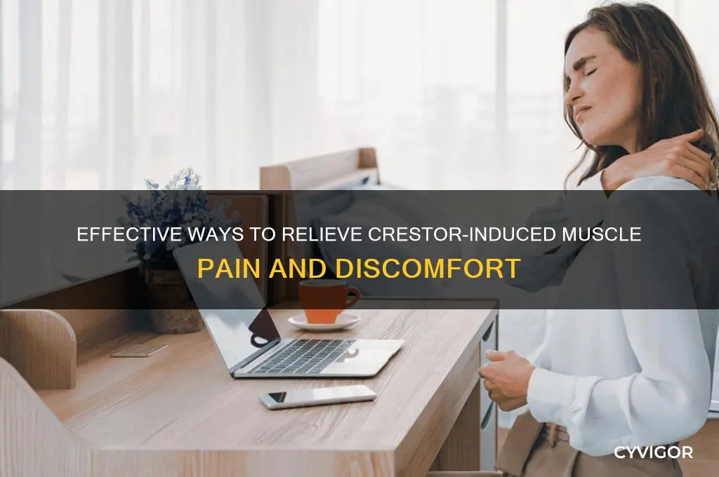 how to treat crestor muscle pain