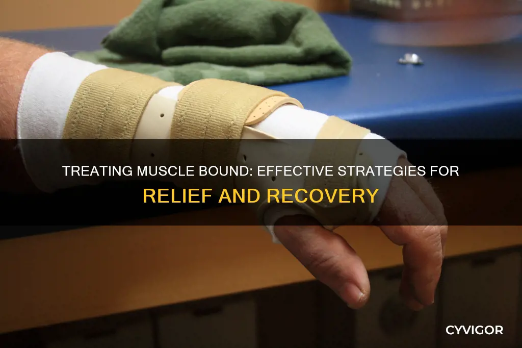 how to treat muscle bound