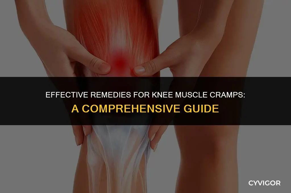 how to treat muscle cramps in knees