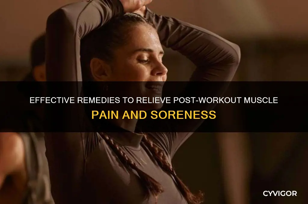 how to treat post workout muscle pain