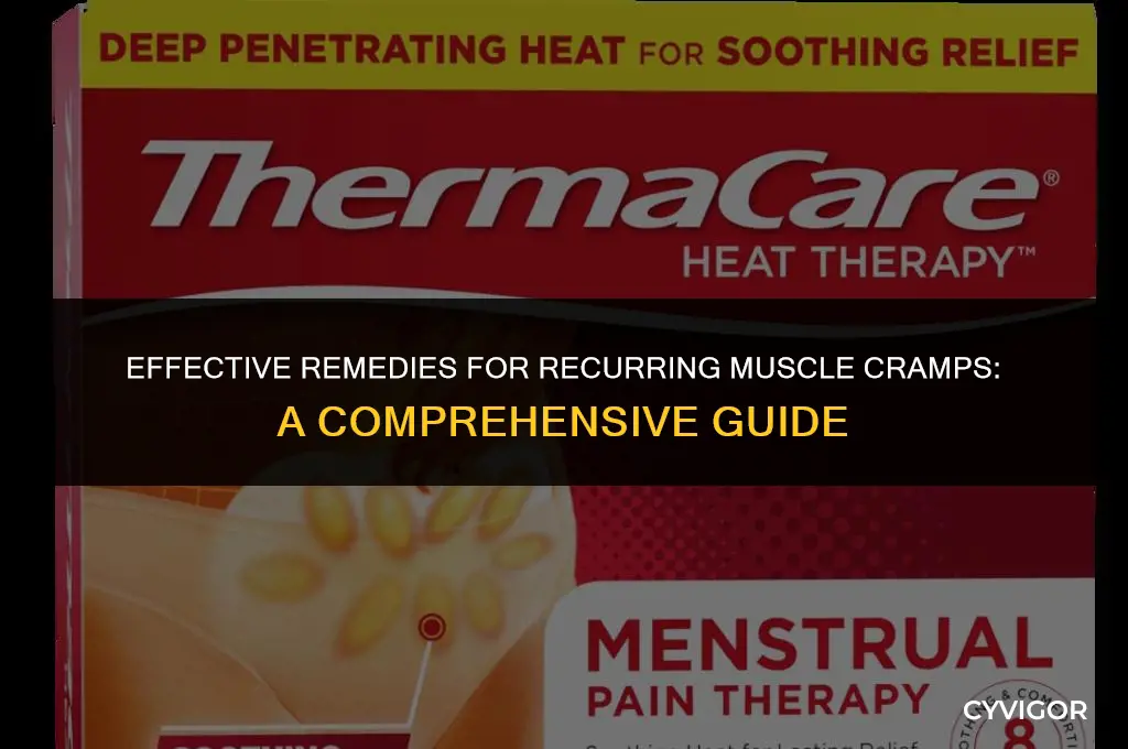 how to treat recurrent muscle cramps
