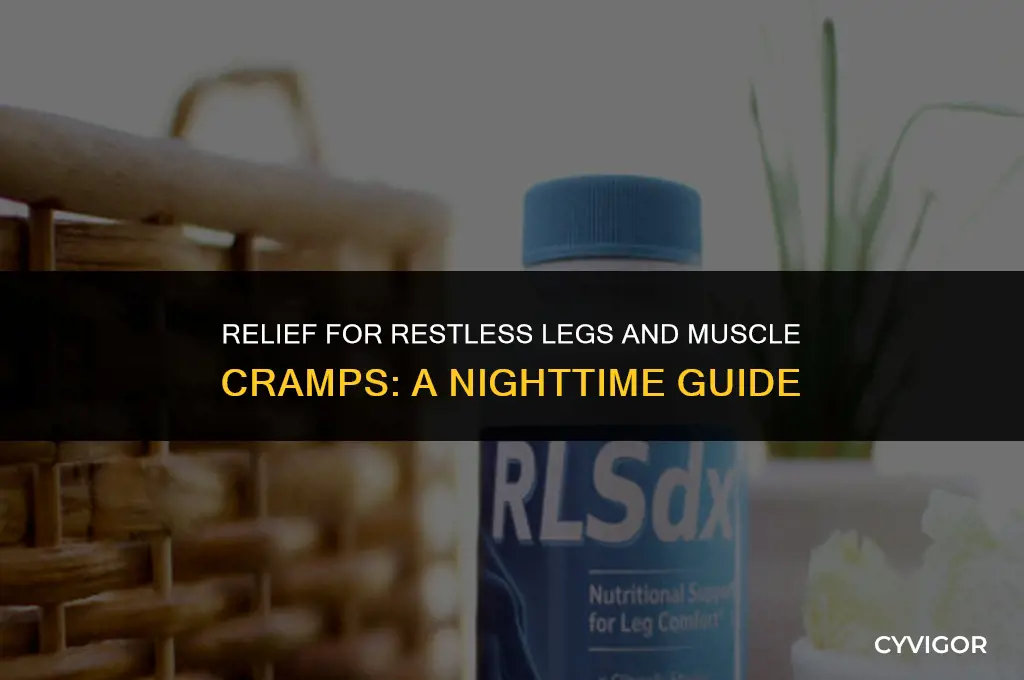 how to treat rls and muscle cramps at night